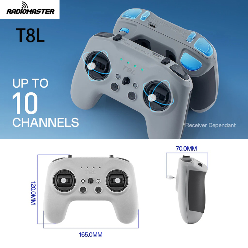 Drone Racing Transmitter - RadioMaster T8L ラジオコントローラー M2 2.4GHz ExpressLRS