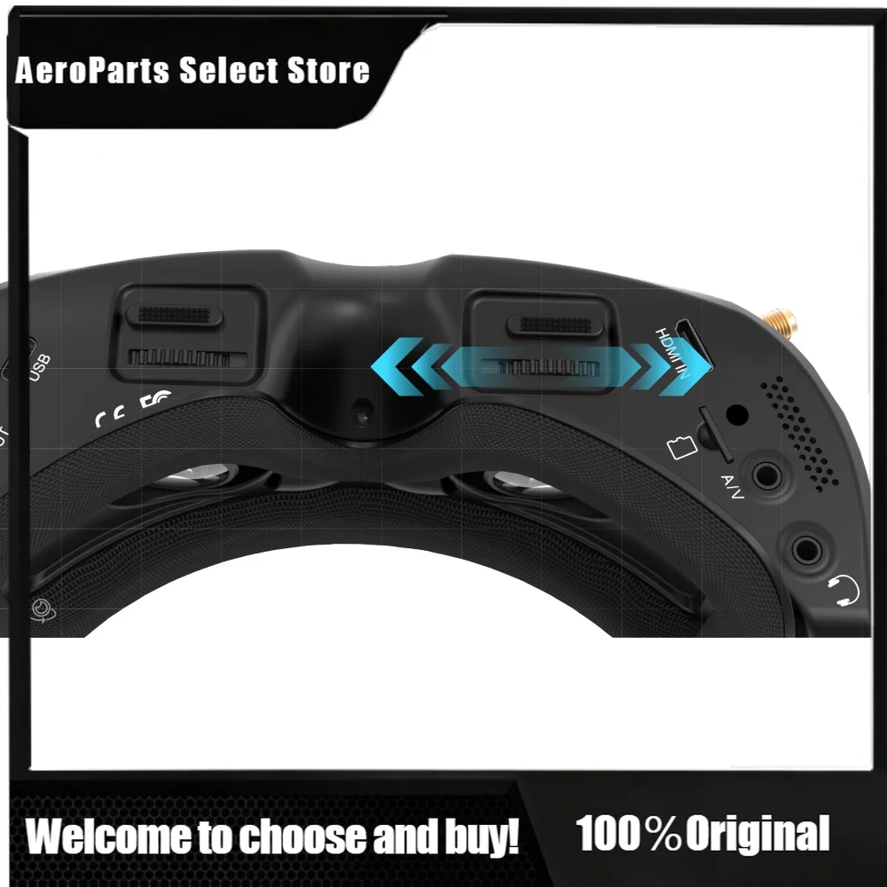 Drone Racing Goggles - APStore最新のSkyzone 04O Pro 5.8G 48CHステディビュー受信機1024X768 DVR