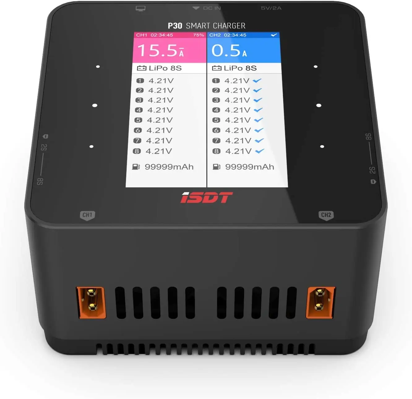 ISDT P30 デュアルチャンネル スマートバランス充電器 - Drone Racing Charger のレビューと価格