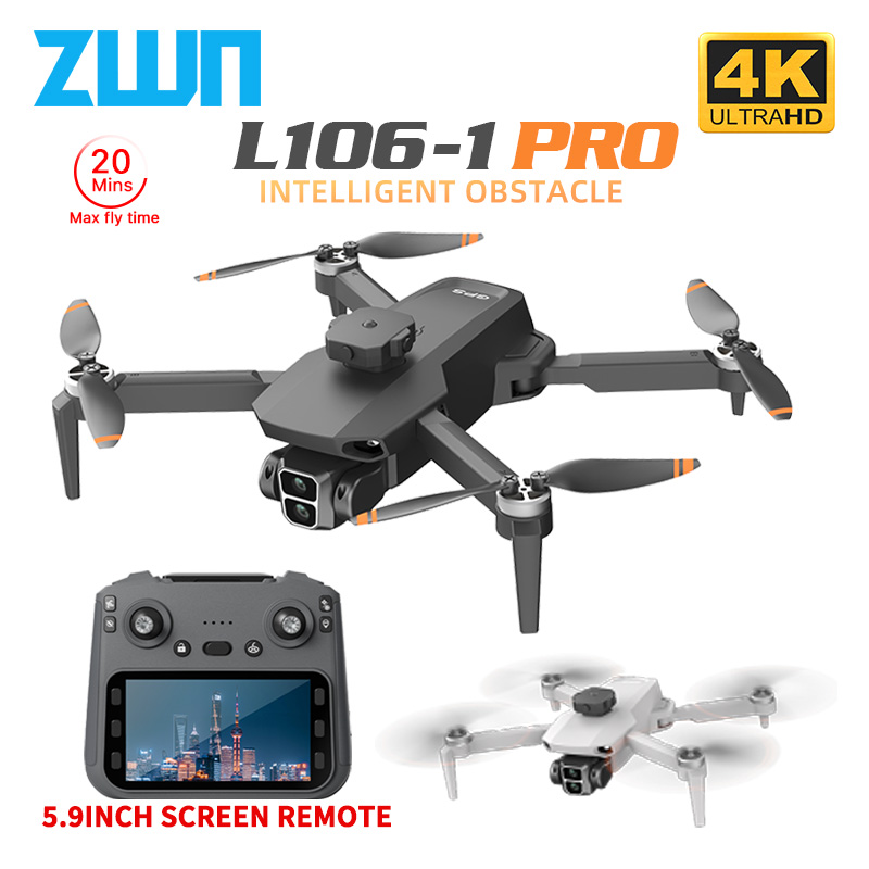 L106-1PRO GPS プロフェッショナルドローン 4K - Drone Racing Camera のレビューと価格
