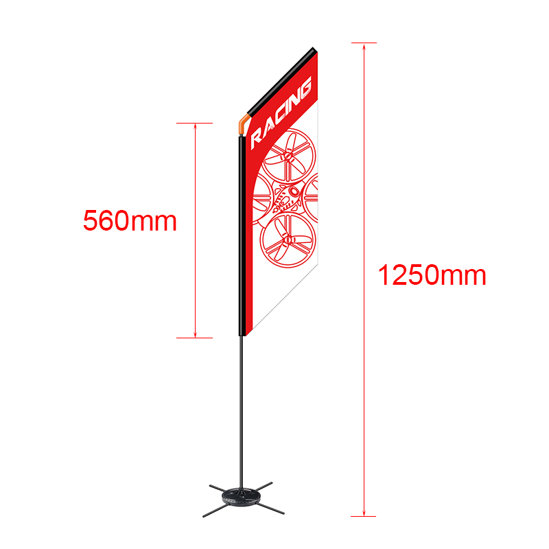 Ldarc 560 fpvフリースタイル屋外飛行旗竿rcクワ - Drone Racing Flag のレビューと価格