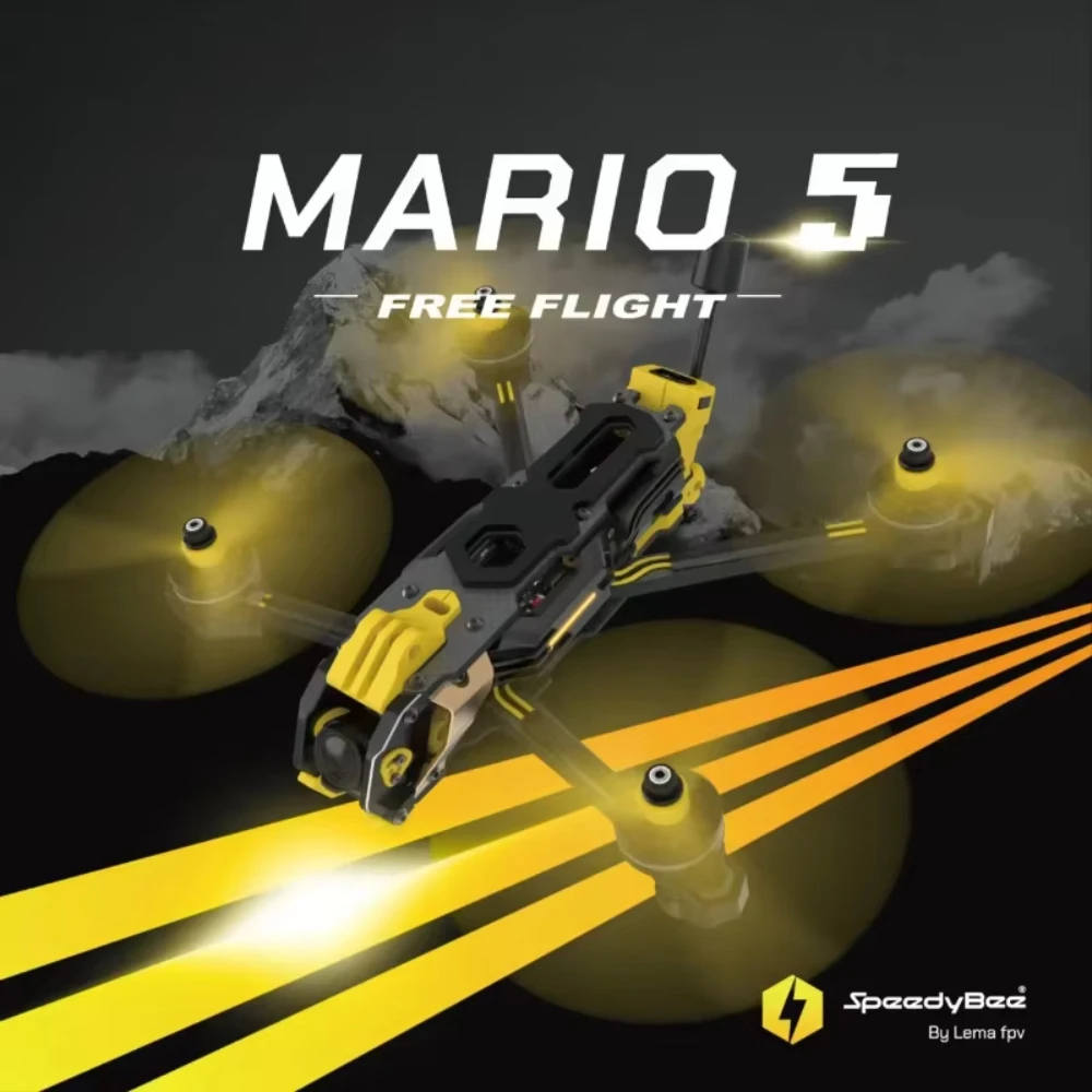 Speedybee マリオ5 O4 フレームキット DC/X - Drone Racing Frame のレビューと価格